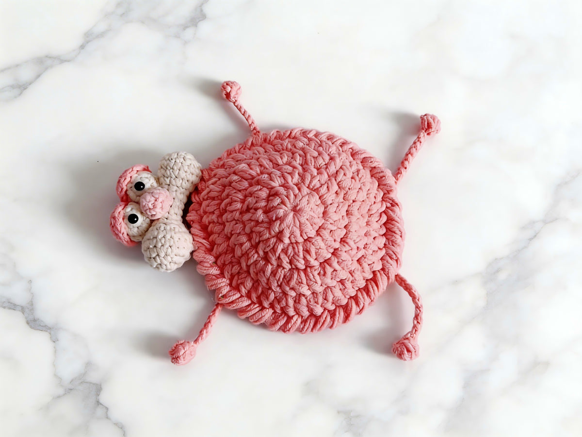 Pop Up Leopard Coaster Crochet Pattern