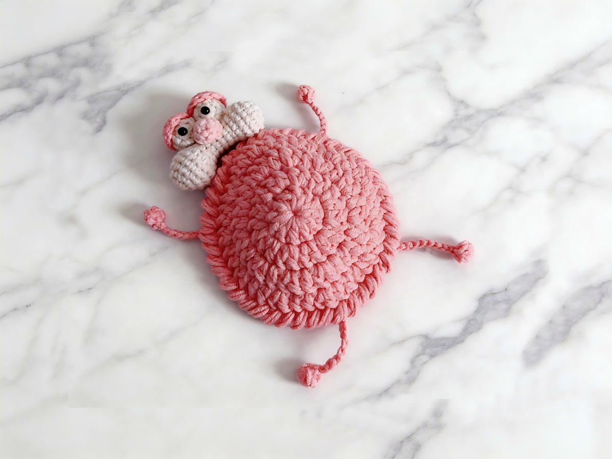 Pop Up Leopard Coaster Crochet Pattern