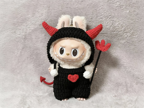 Labubu Devil Outfit Crochet Pattern – Halloween Costume | Demon Costume