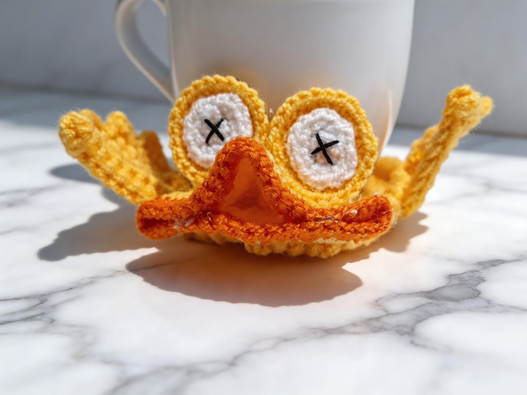Pop Up Duck Coaster Crochet Pattern