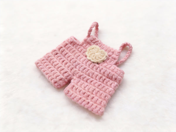 Labubu Overalls Crochet Pattern - Narrow Strap