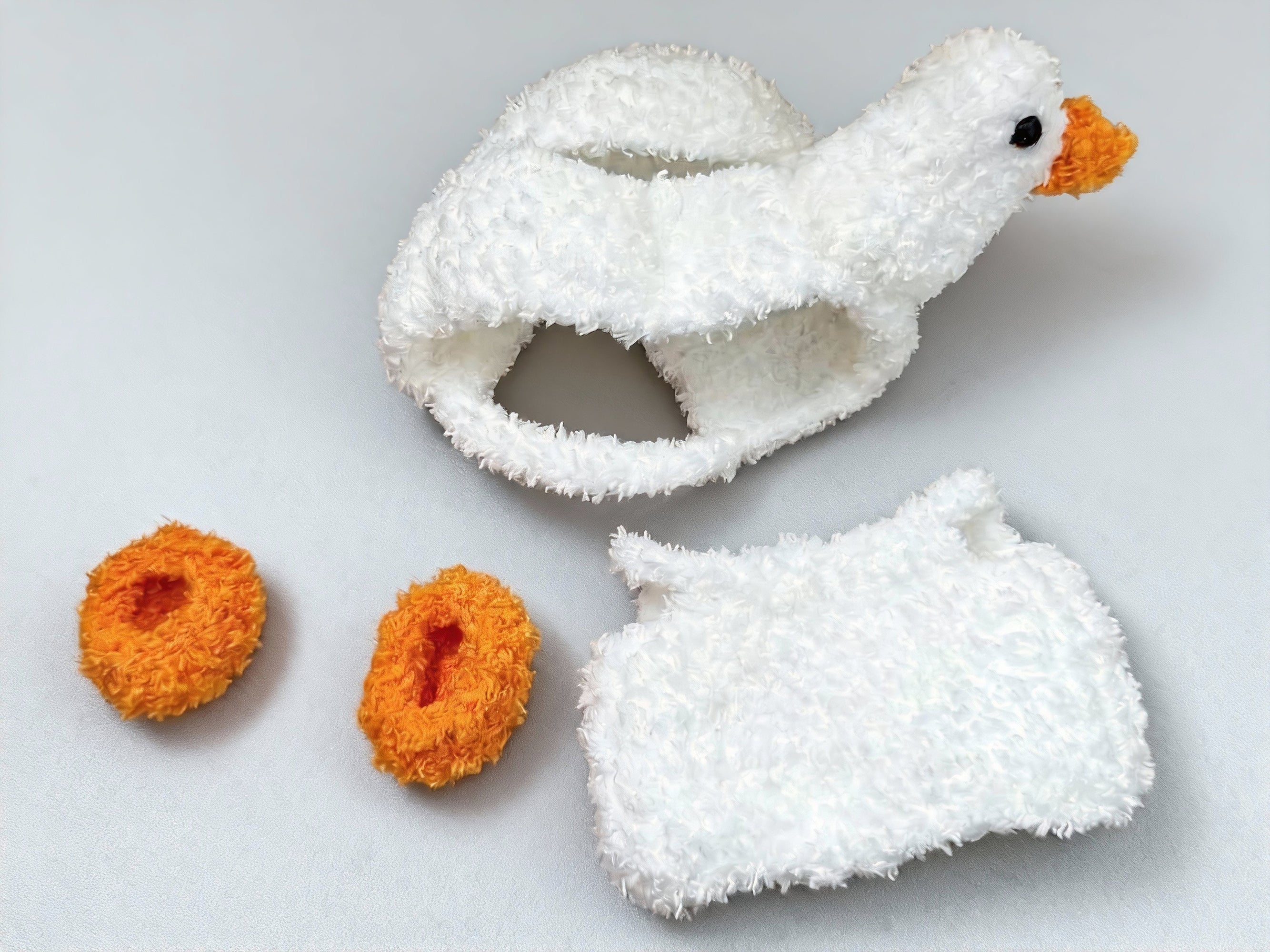 Labubu Goose Outfit Crochet Pattern –  Doll Costume with Hood, Wings & Body