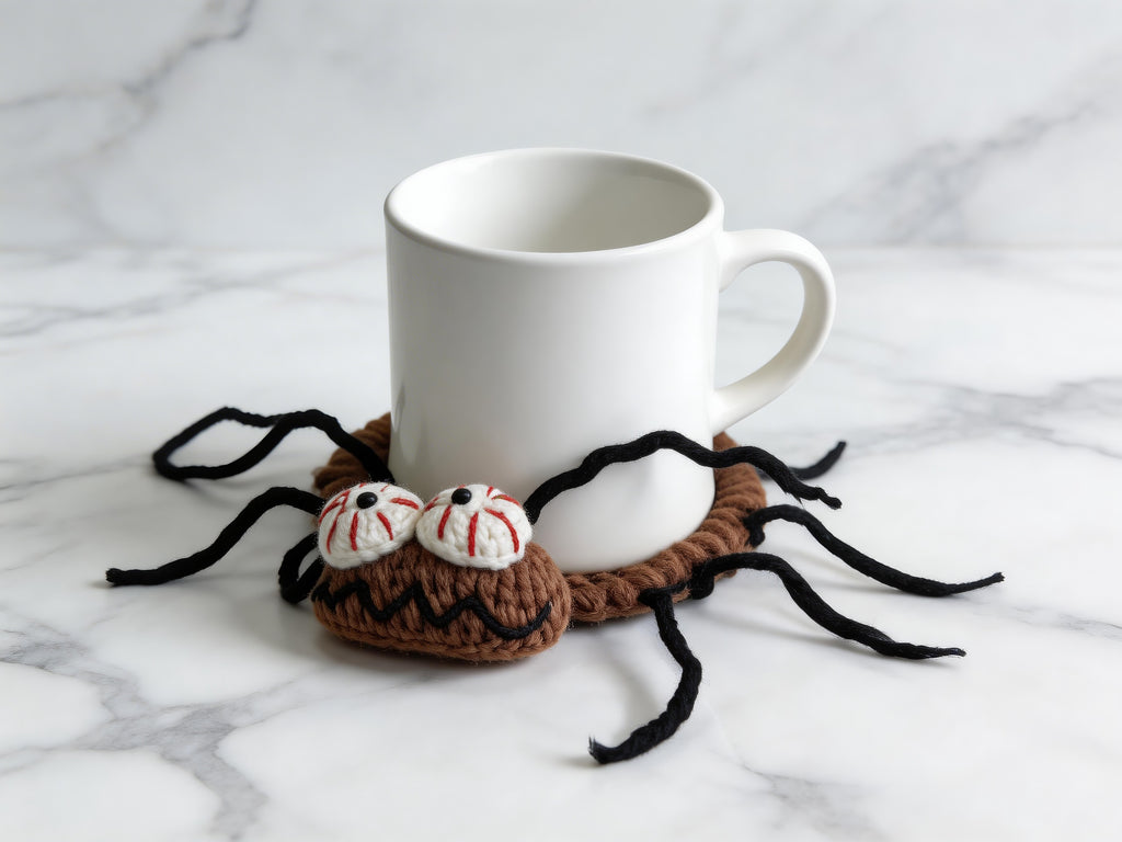 Pop-Up Cockroach Coaster Crochet Pattern