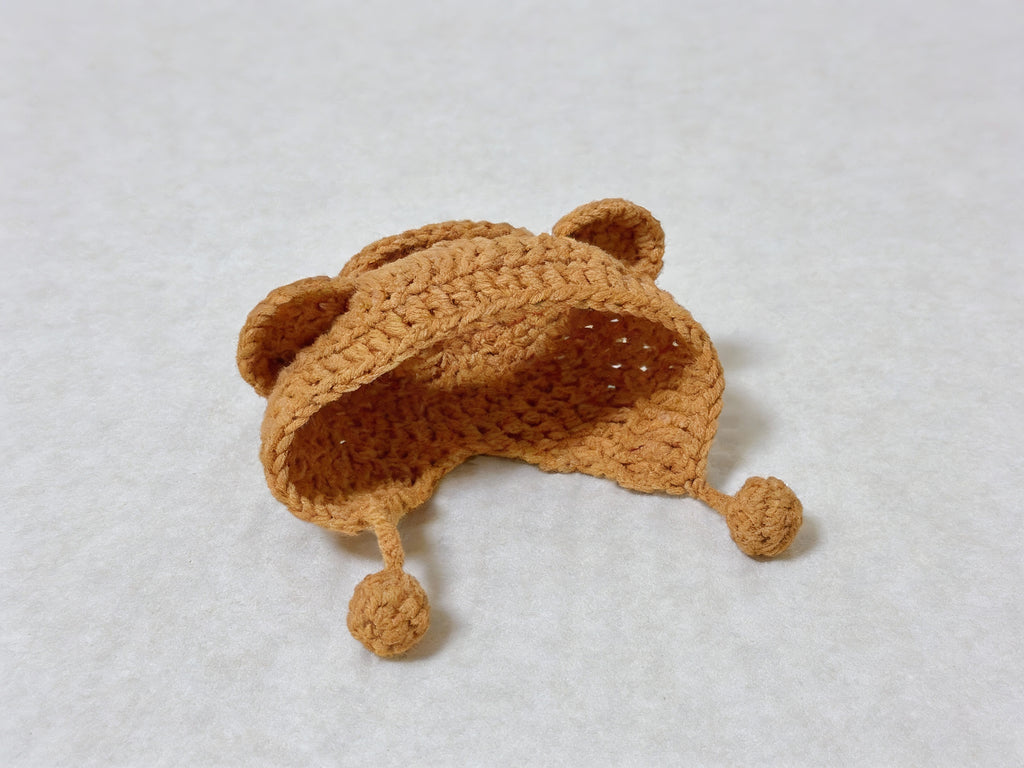 Labubu Bear Ear Hat Crochet Pattern | Doll Hat | Amigurumi Accessories