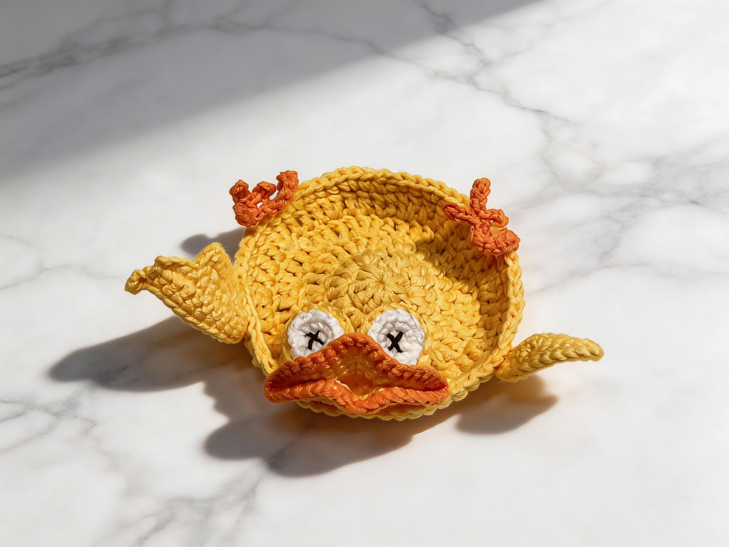 Pop Up Duck Coaster Crochet Pattern