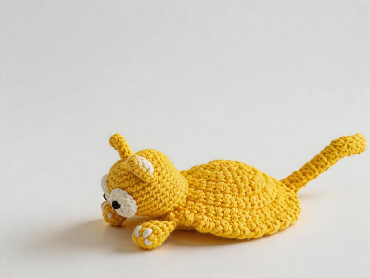 Pop Up Cat Coaster Crochet Pattern