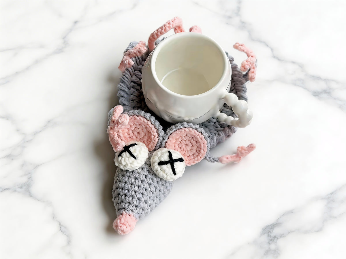 Pop-Up Mouse Coaster Crochet Pattern