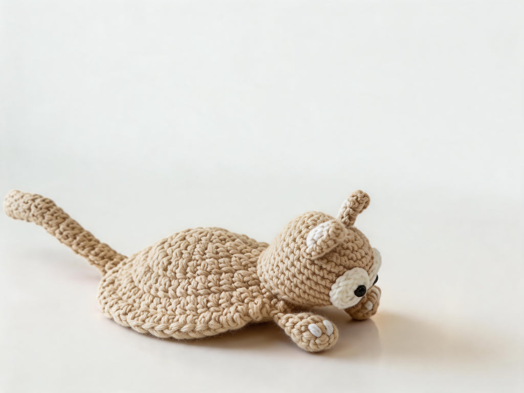 Pop Up Cat Coaster Crochet Pattern