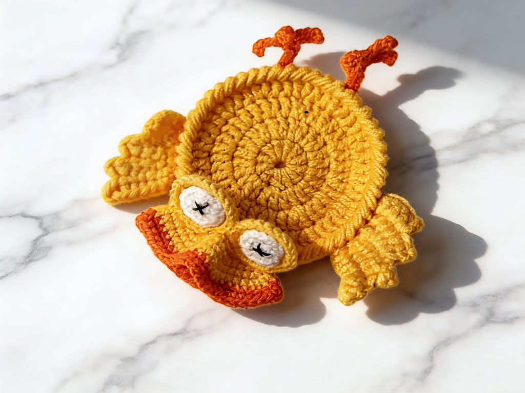Pop Up Duck Coaster Crochet Pattern