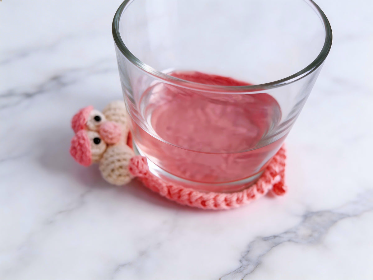 Pop Up Leopard Coaster Crochet Pattern