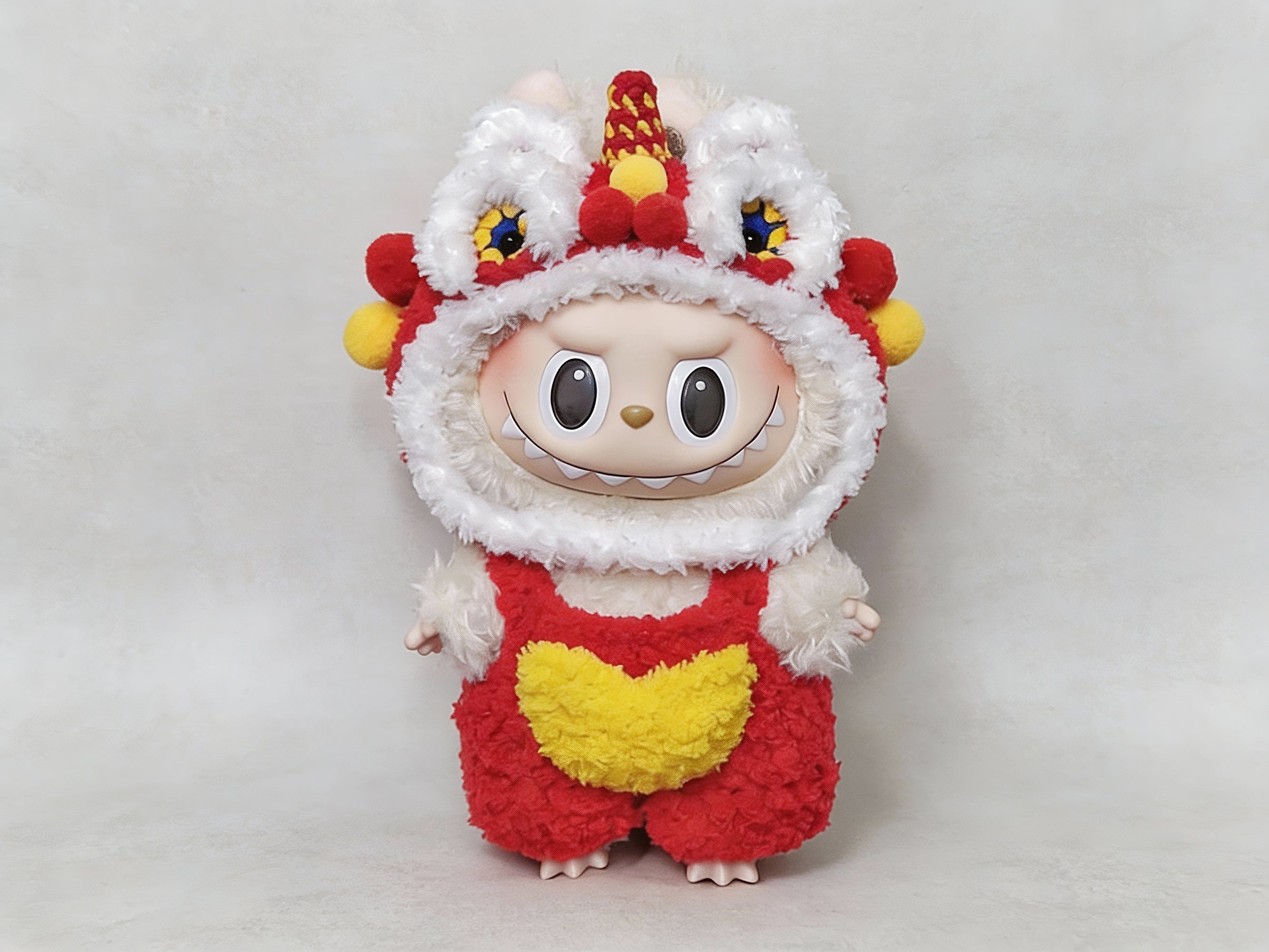 Labubu Lion Dance Outfit Crochet Pattern – Chinese Lion Costume, Festive Doll Clothes, Amigurumi plush