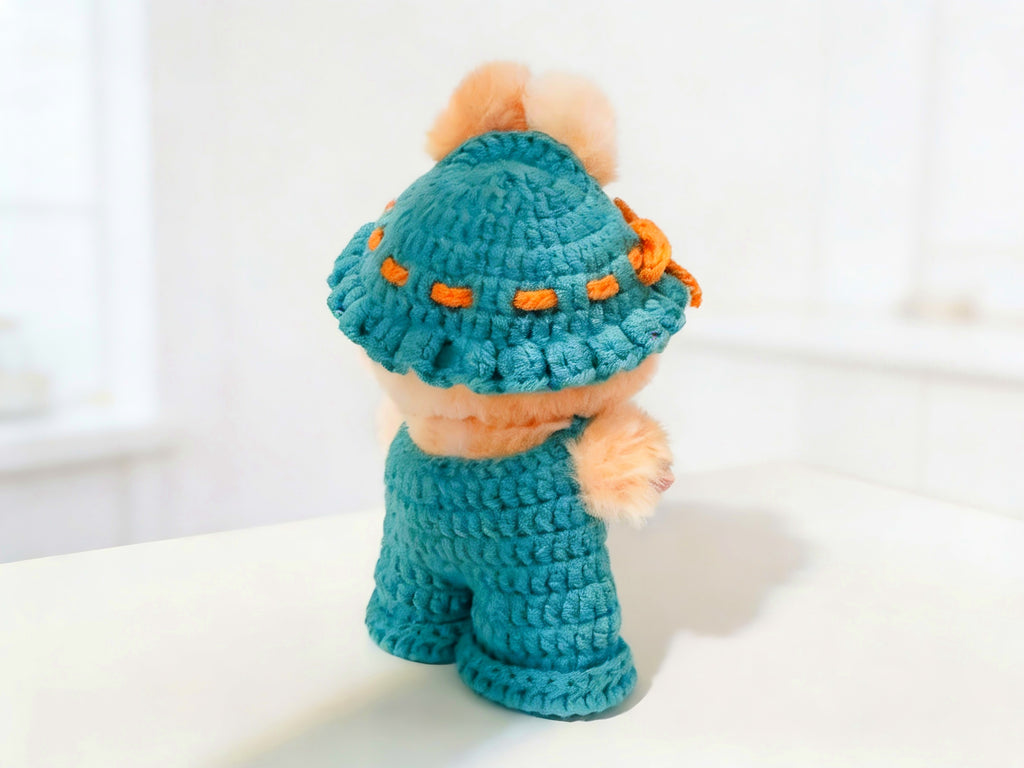 Labubu Wide Leg Doll Outfit Set Crochet Pattern | Sweet Casual clothes
