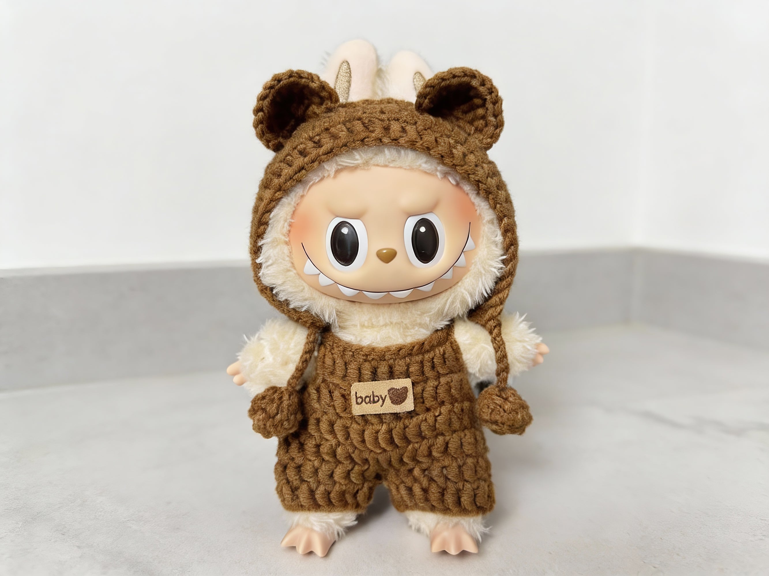 Labubu Bear Ear Hat Crochet Pattern | Doll Hat | Amigurumi Accessories