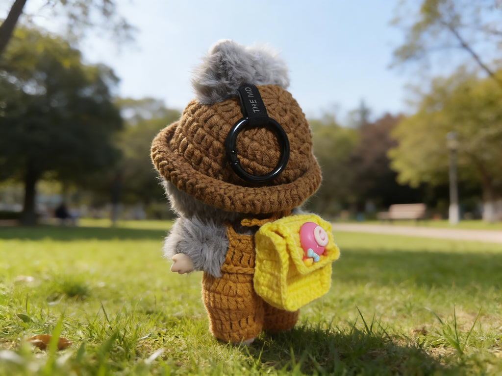Labubu Doll's Mini Backpack Crochet Pattern | Plush pouch | Amigurumi Doll Bag| Tiny Doll Accessory
