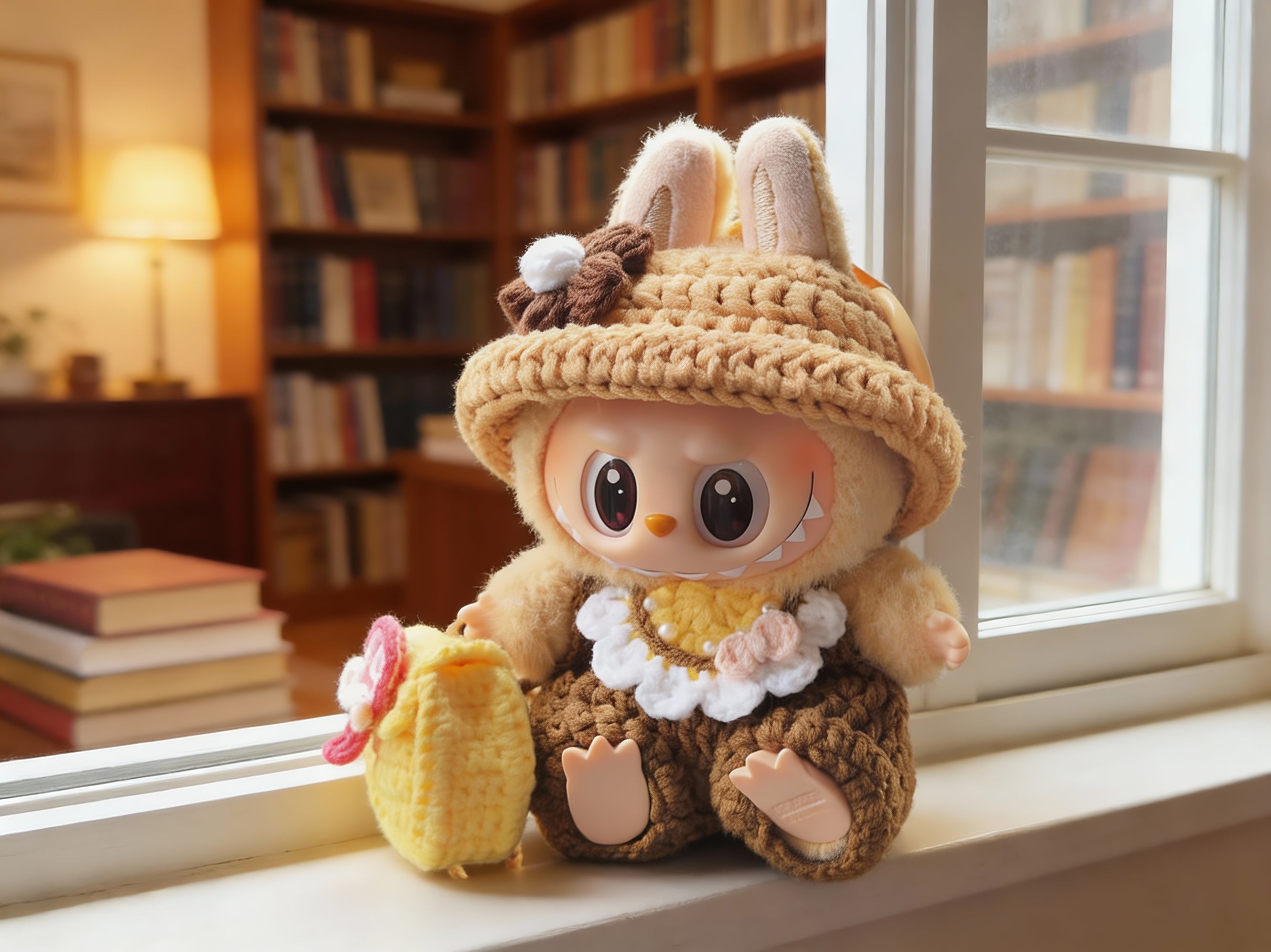 Labubu Doll's Mini Backpack Crochet Pattern | Plush pouch | Amigurumi Doll Bag| Tiny Doll Accessory