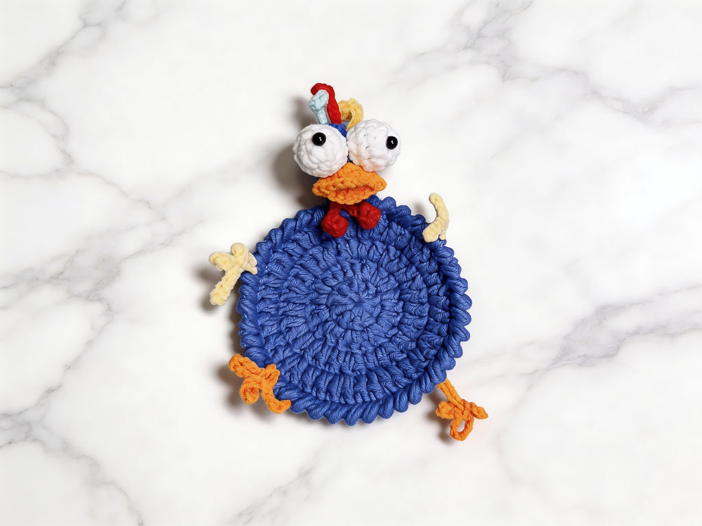 Pop Up Chick Coaster Crochet Pattern