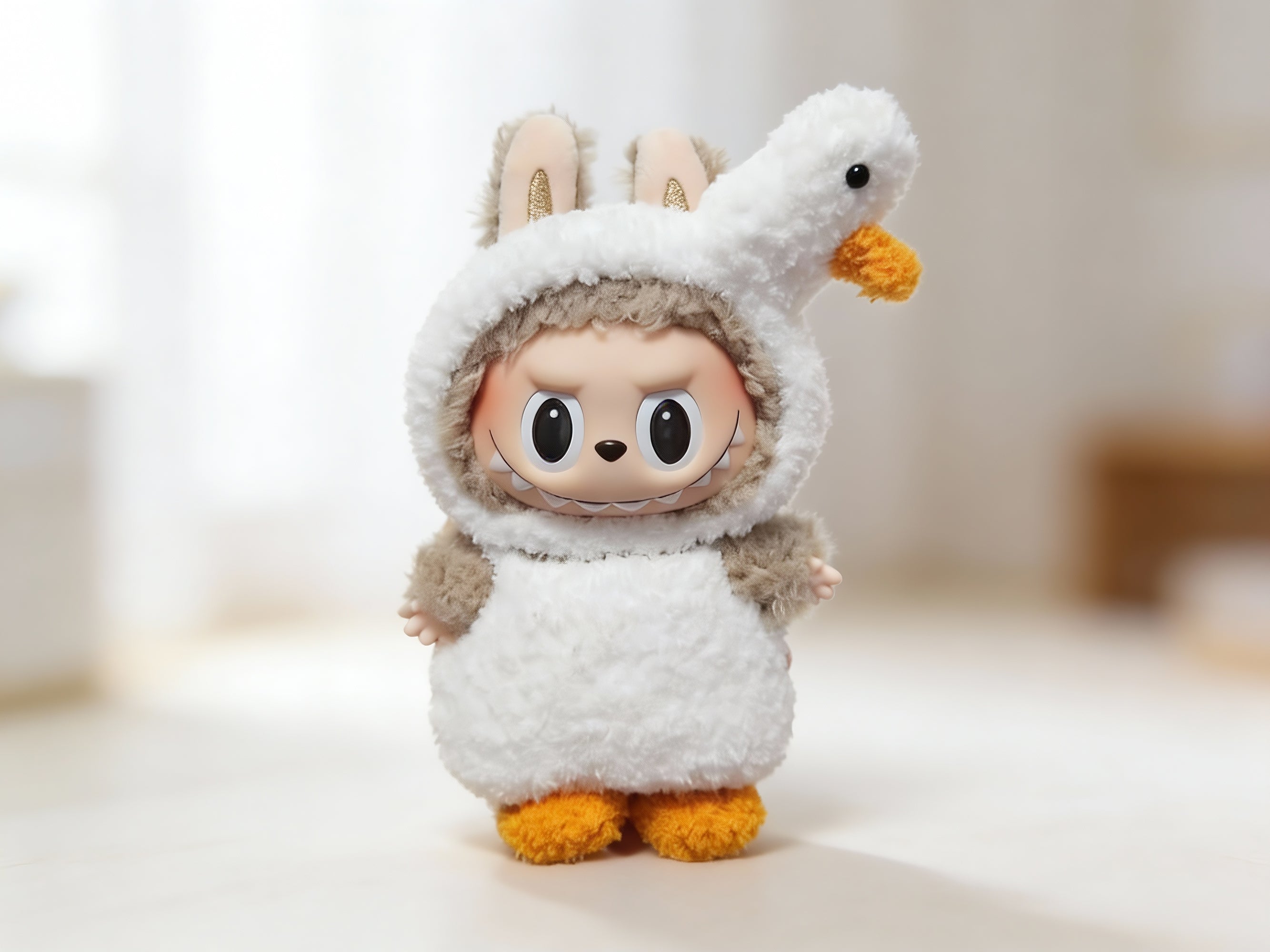 Labubu Goose Outfit Crochet Pattern –  Doll Costume with Hood, Wings & Body