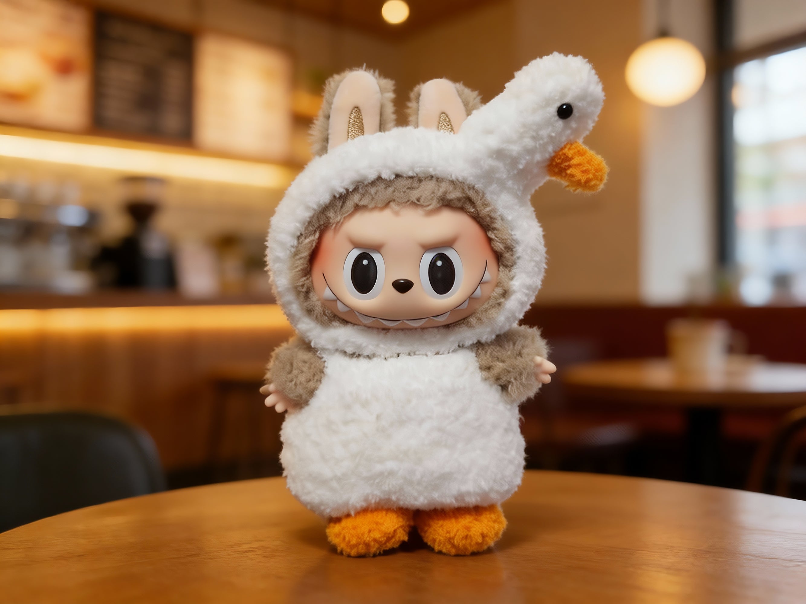 Labubu Goose Outfit Crochet Pattern –  Doll Costume with Hood, Wings & Body