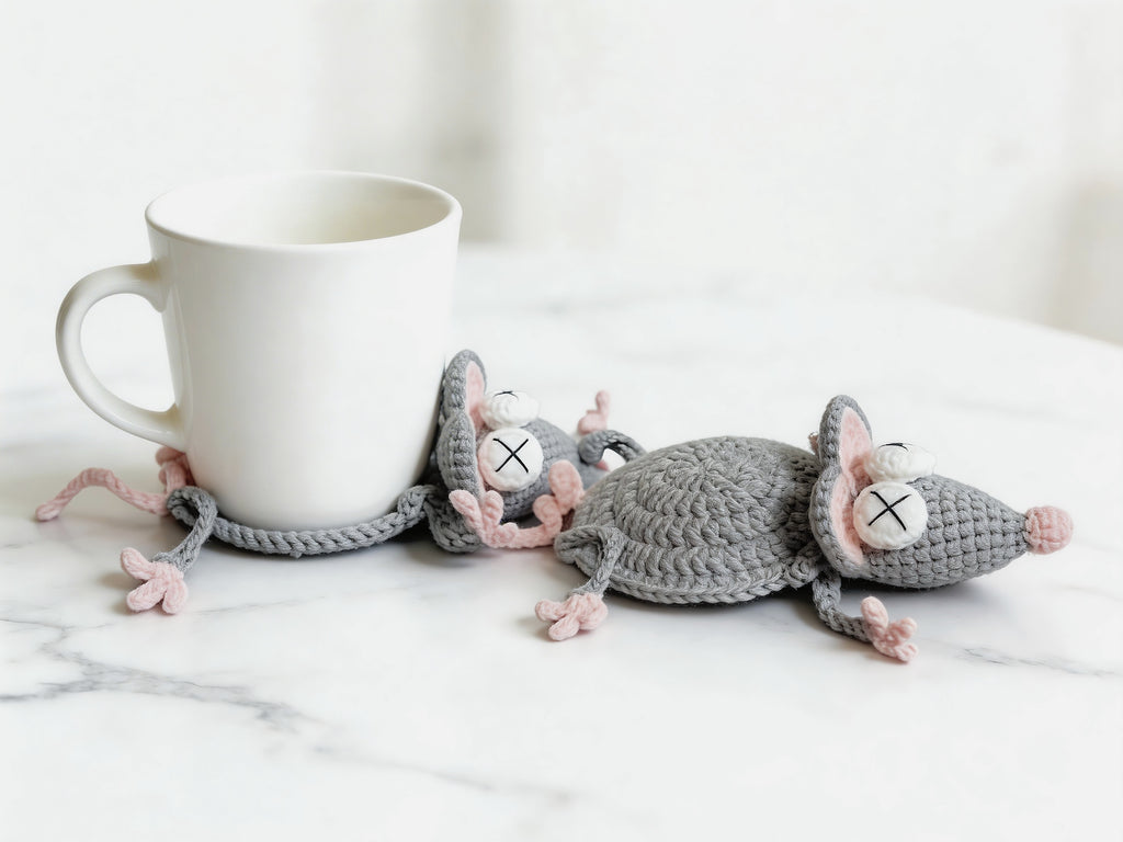 Pop-Up Mouse Coaster Crochet Pattern