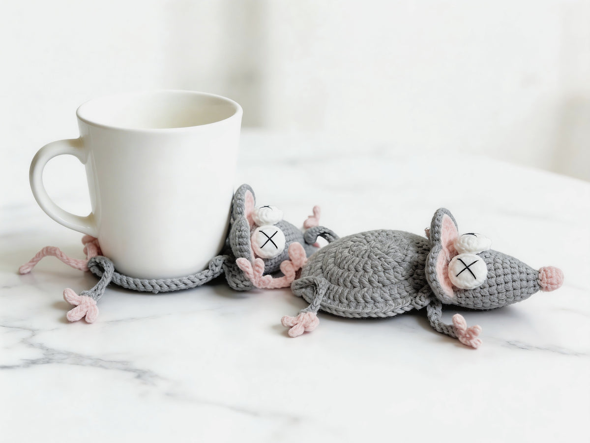 Pop-Up Mouse Coaster Crochet Pattern