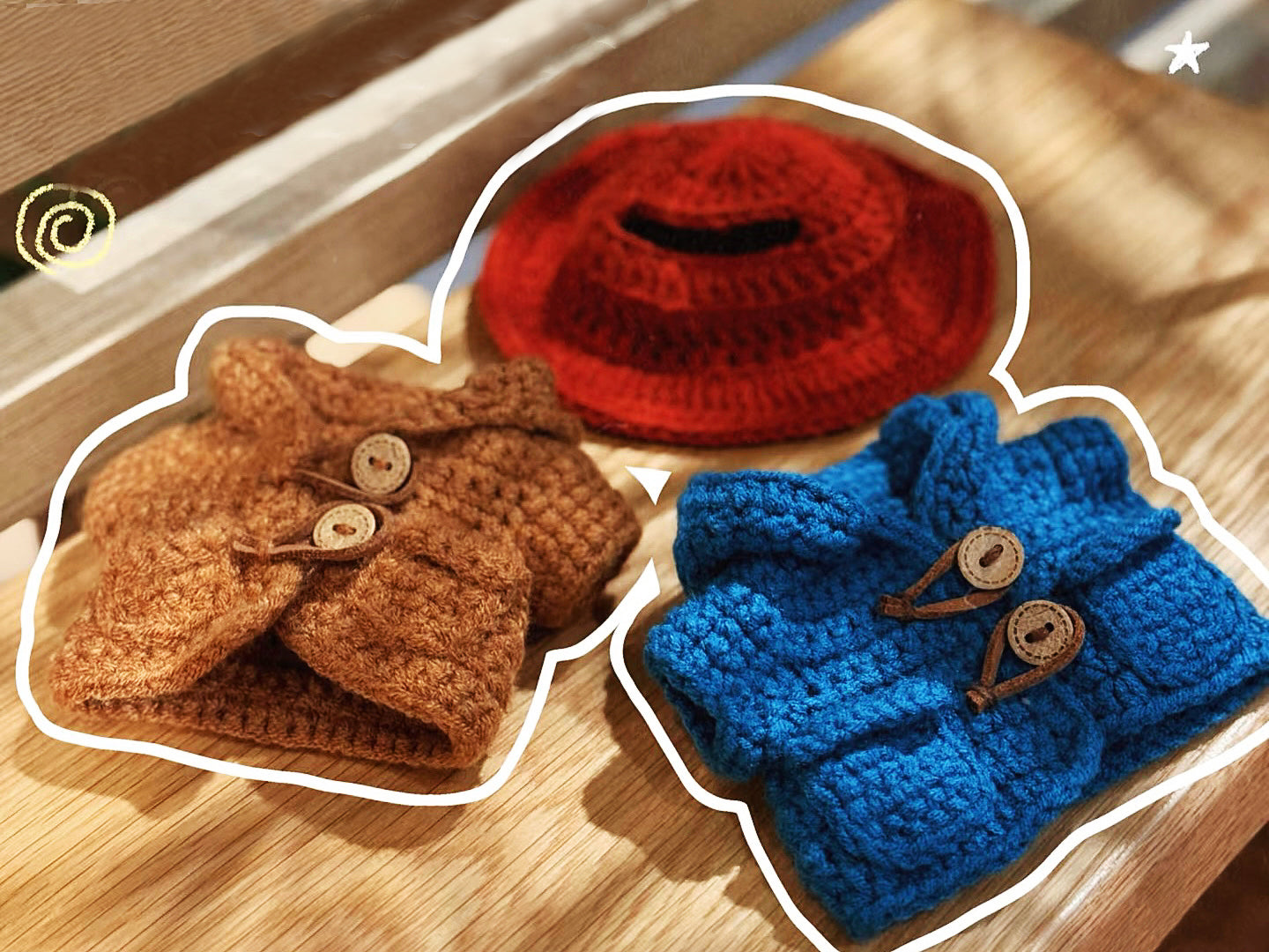 Labubu Classic Coat & Hat Crochet Pattern – Amigurumi Doll Outfit