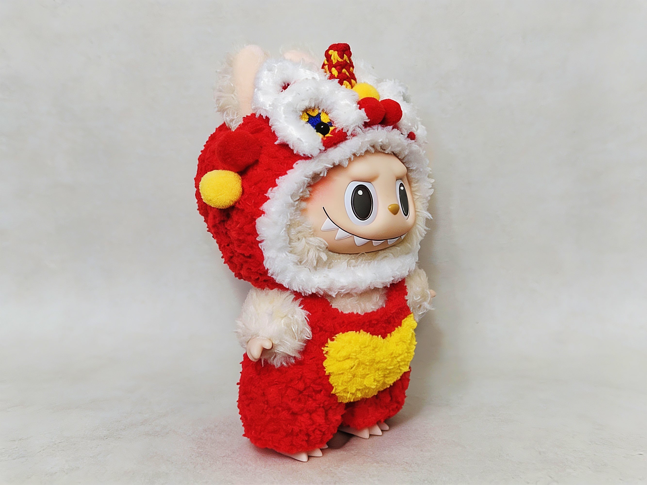 Labubu Lion Dance Outfit Crochet Pattern – Chinese Lion Costume, Festive Doll Clothes, Amigurumi plush