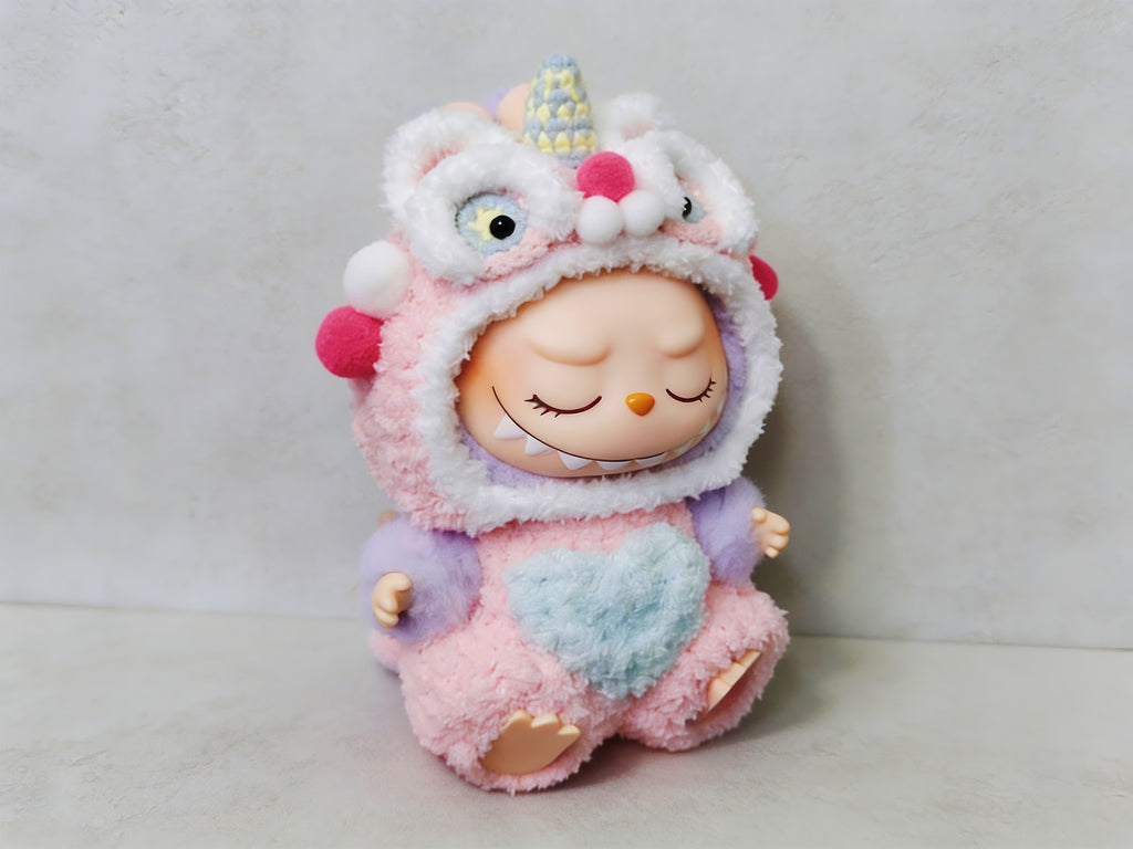 Labubu Lion Dance Outfit Crochet Pattern – Chinese Lion Costume, Festive Doll Clothes, Amigurumi plush