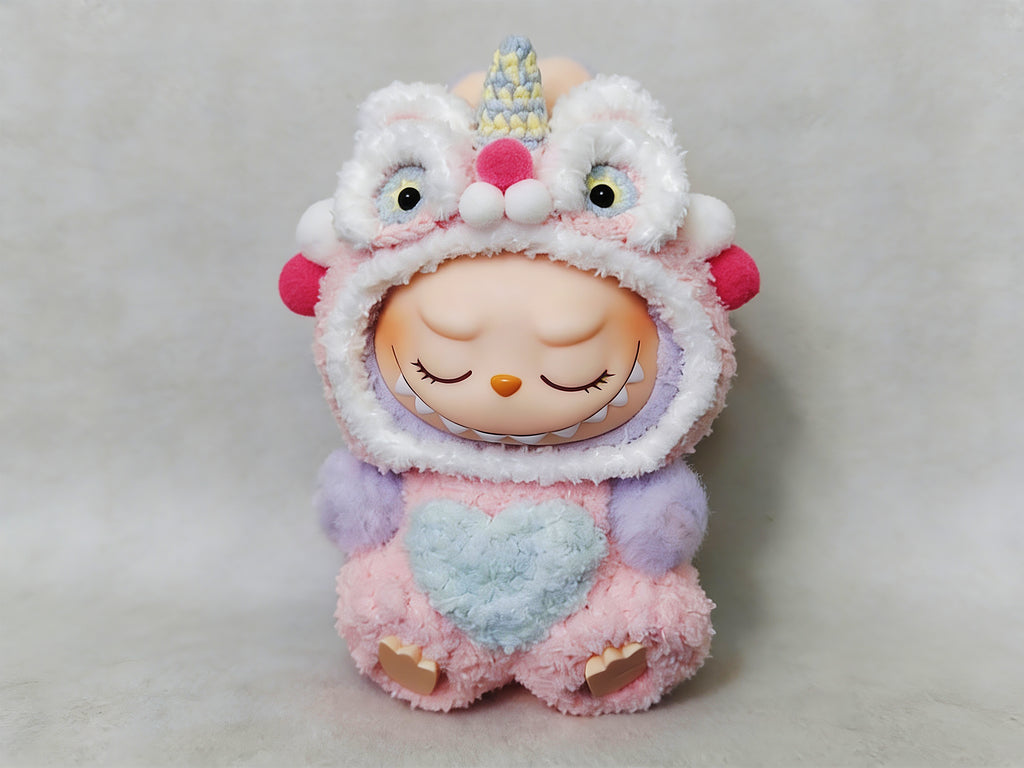 Labubu Lion Dance Outfit Crochet Pattern – Chinese Lion Costume, Festive Doll Clothes, Amigurumi plush