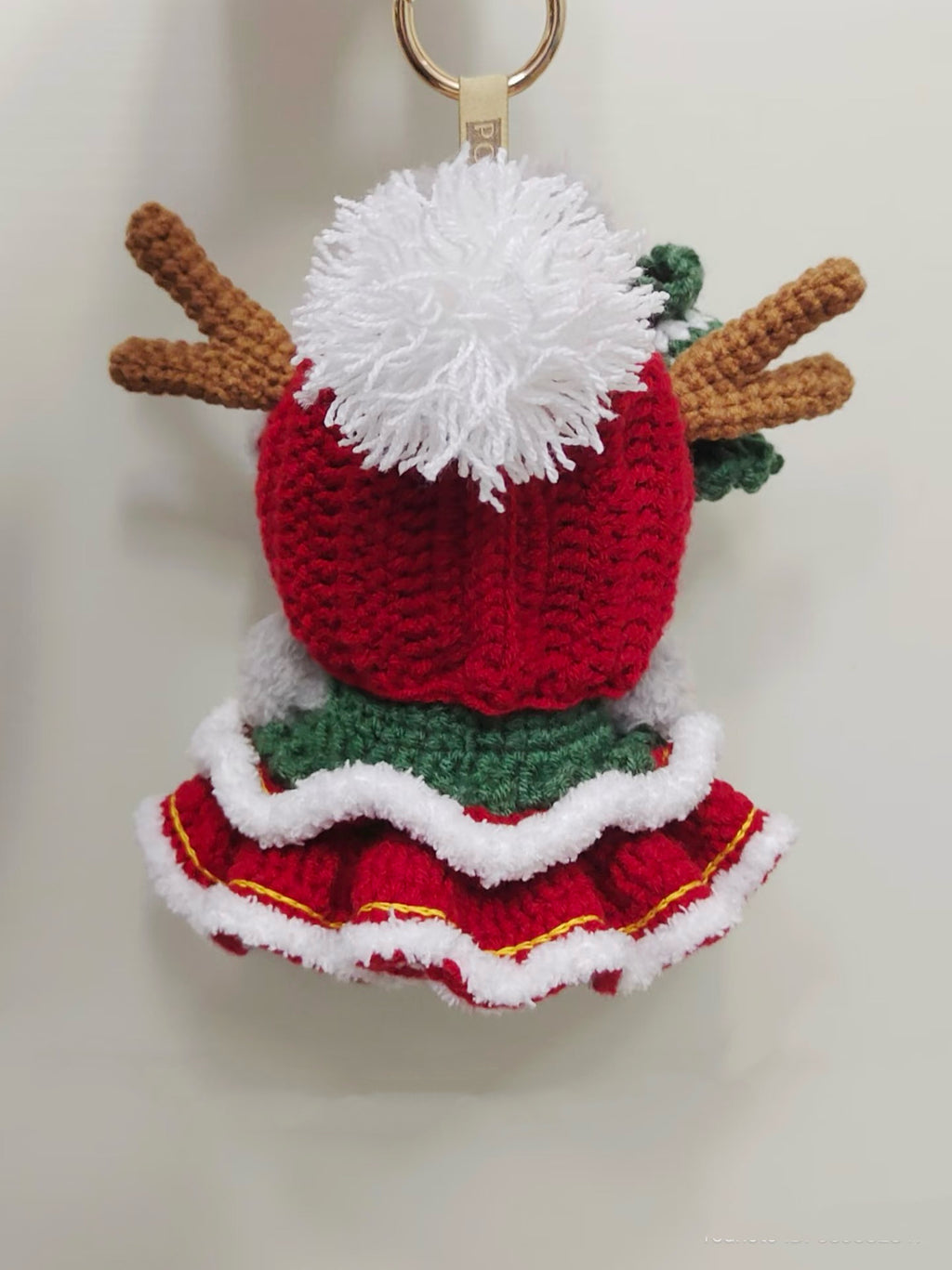 Labubu Christmas Reindeer Outfit Crochet Pattern – Doll Clothes Set for 17cm Plush | Amigurumi  Outfit