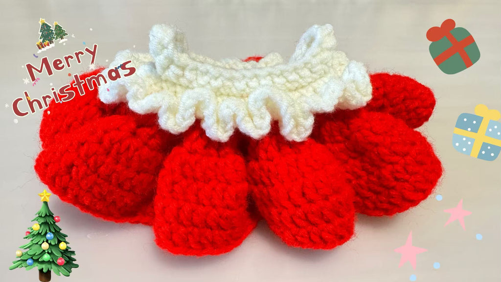 Labubu Red Dress & Headband Crochet Pattern PDF – Outfit for 17cm Doll | Amigurumi Clothes