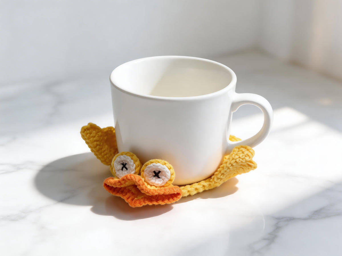 Pop Up Duck Coaster Crochet Pattern