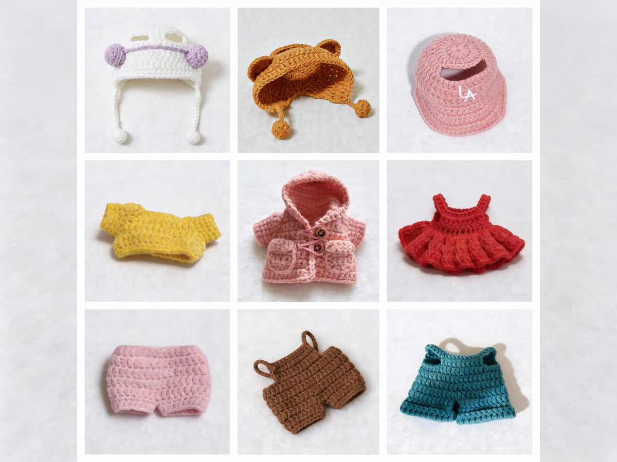 Doll Essential Wardrobe Crochet Pattern Bundle