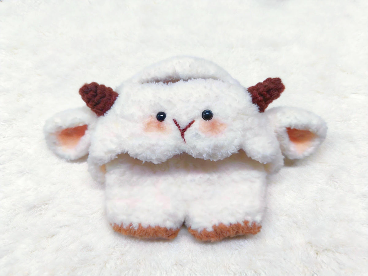 Little Lamb Hooded Outfit Crochet Pattern