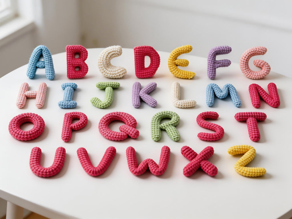 Alphabet Crochet Letters Pattern A–Z