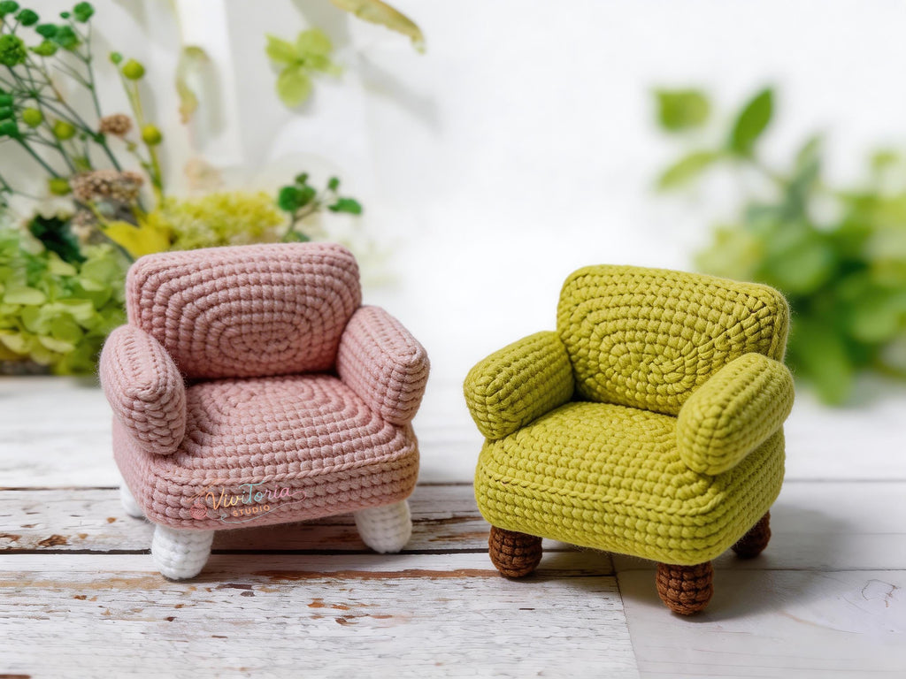 Mini Sofa Crochet Pattern