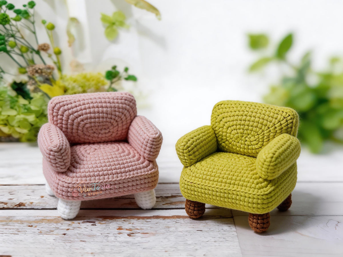 Mini Sofa Crochet Pattern