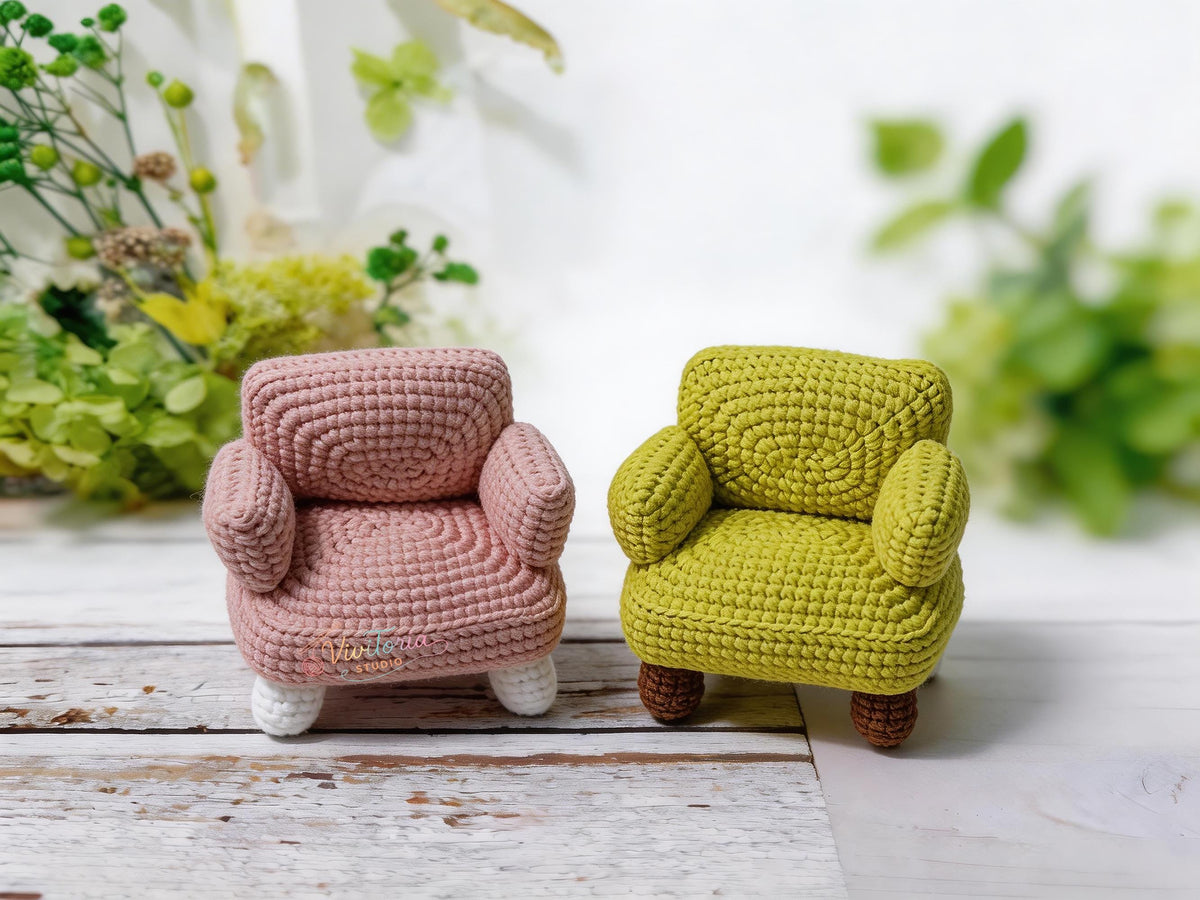 Mini Sofa Crochet Pattern