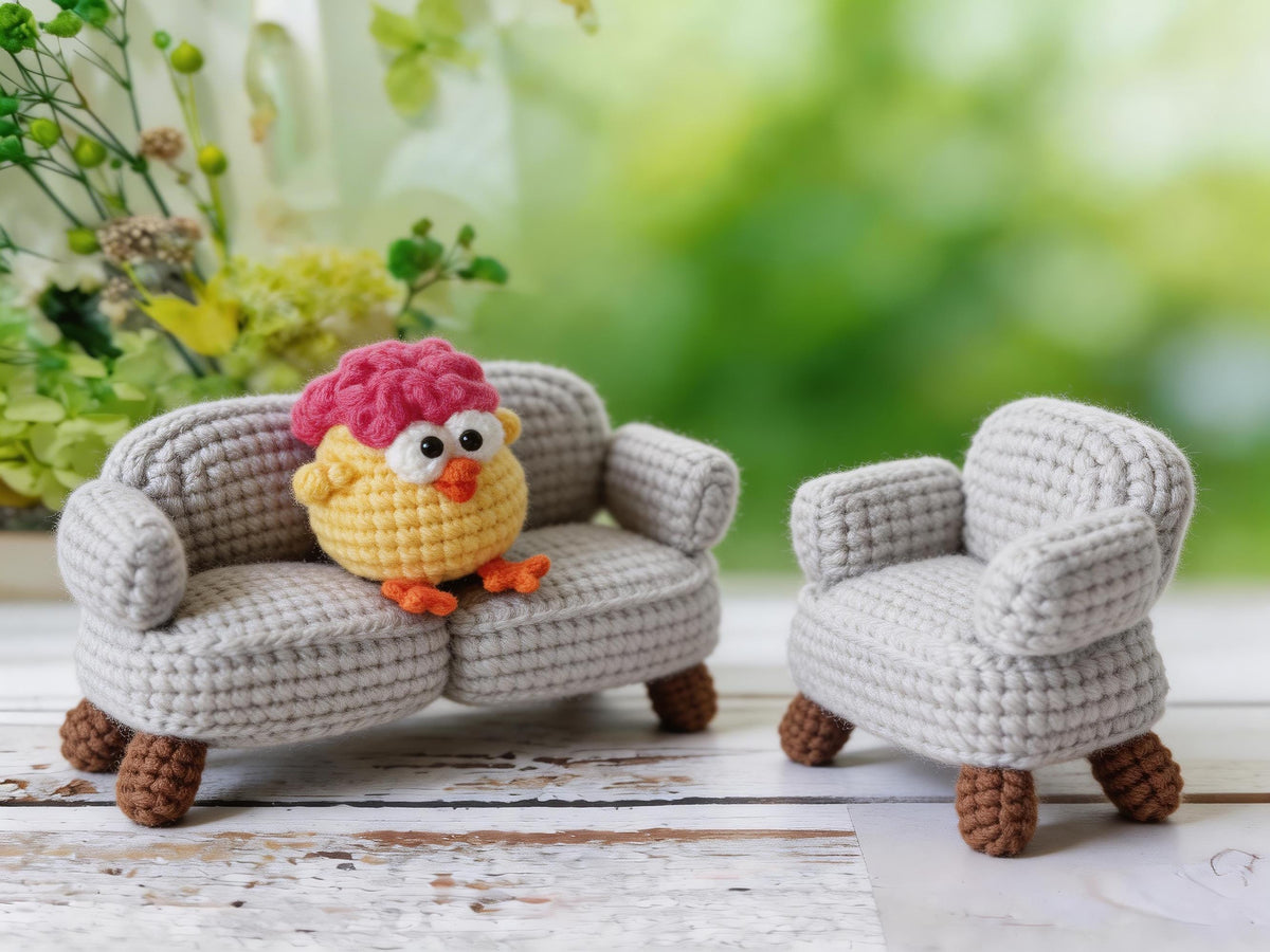 Mini Sofa Crochet Pattern