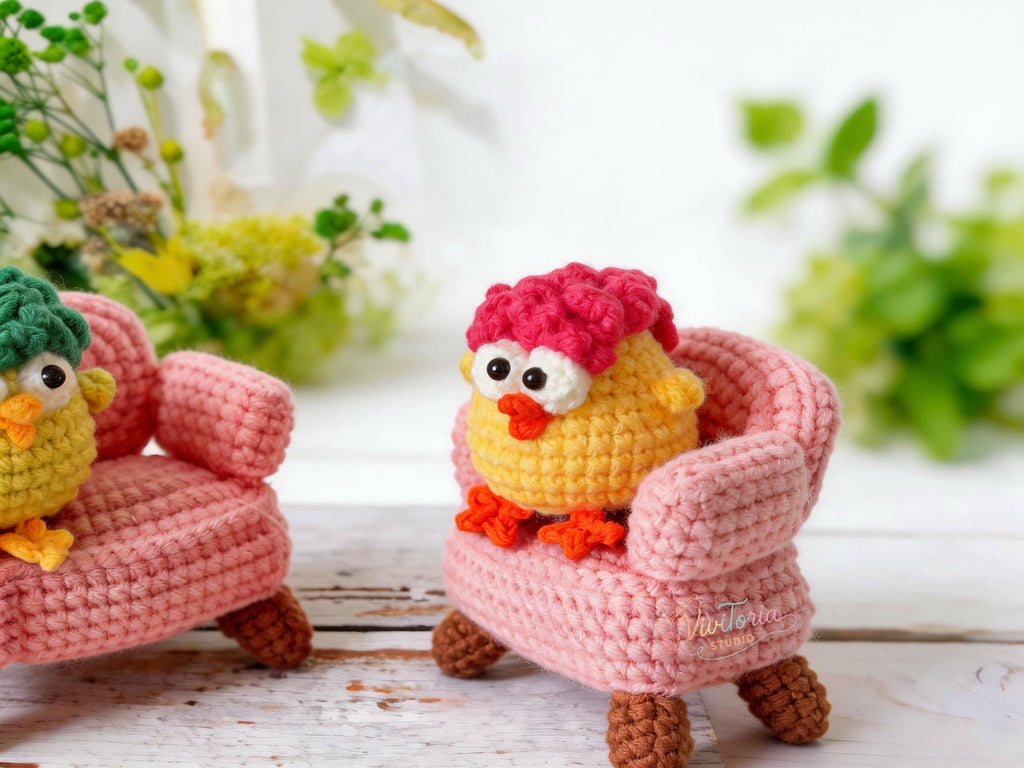 Chick Sofa Crochet Pattern Bundle