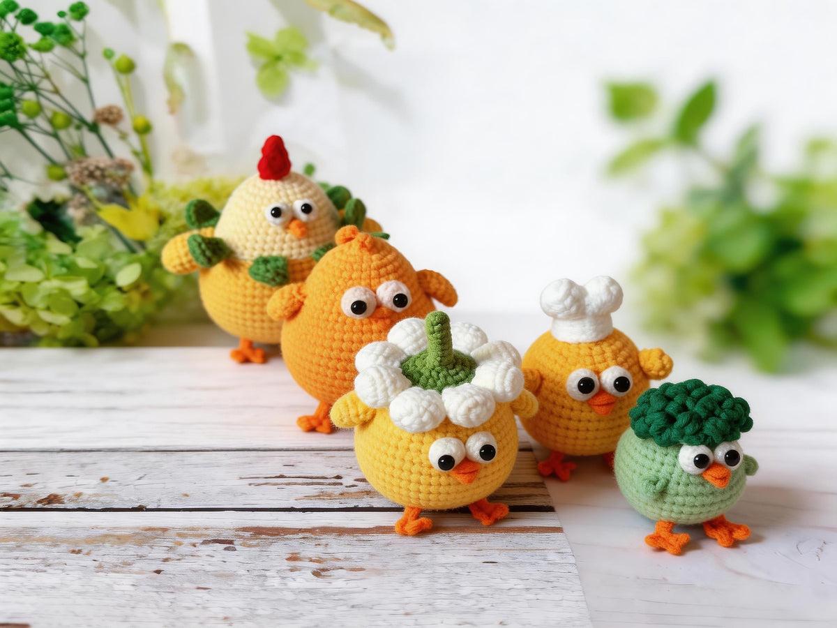 5-in-1 Chick Crochet Pattern Bundle