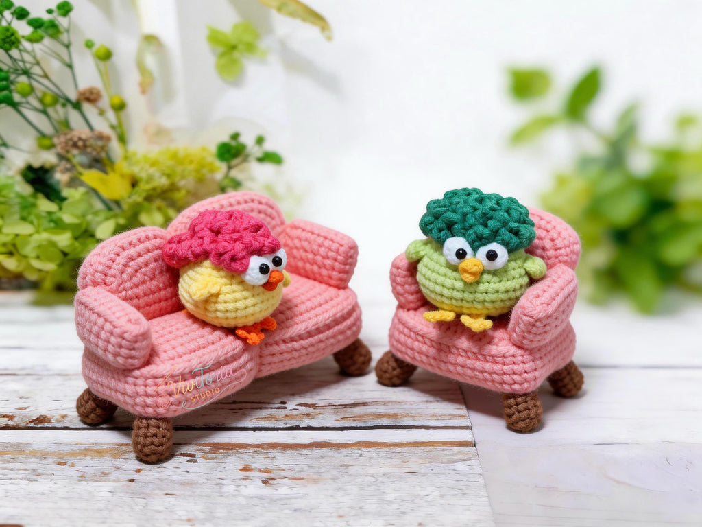 Chick Sofa Crochet Pattern Bundle