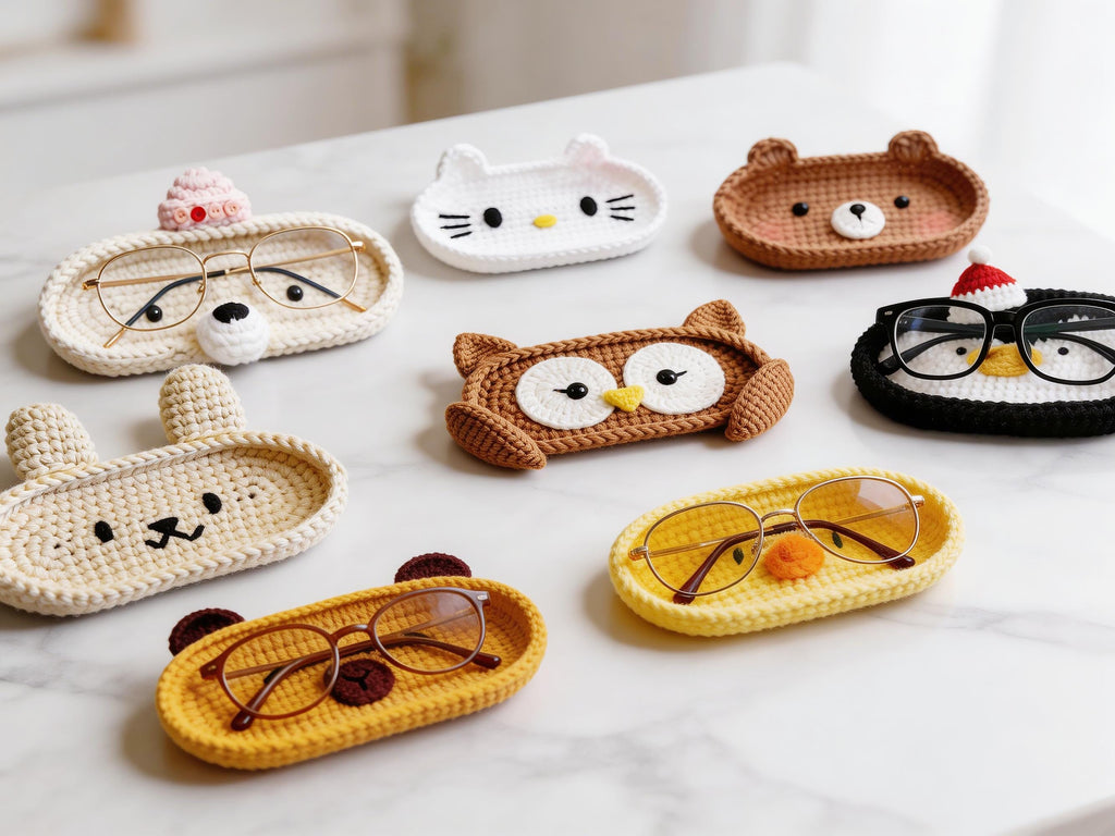 Animal Glasses Holder Crochet Pattern