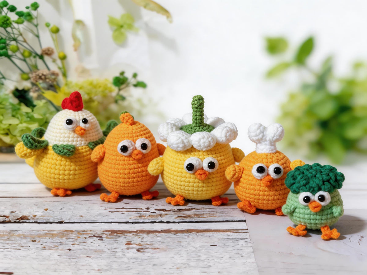 5-in-1 Chick Crochet Pattern Bundle