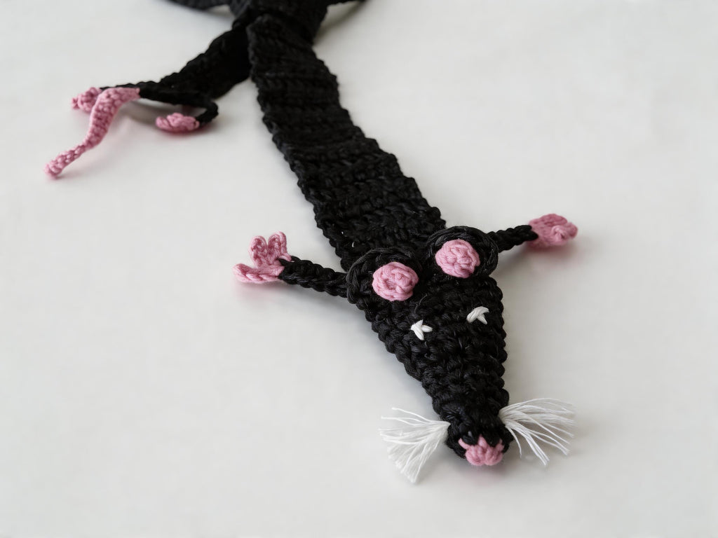 Mouse Tie & Belt Crochet Pattern