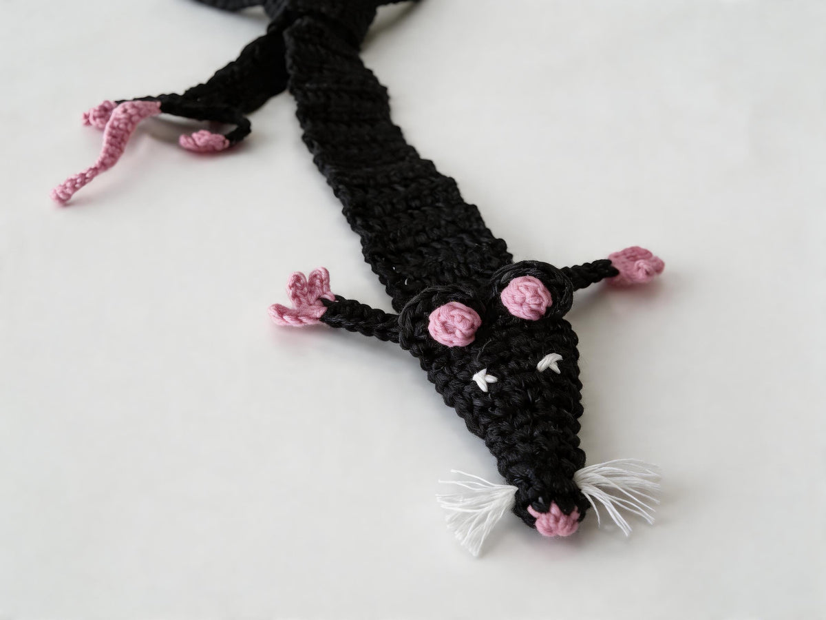 Mouse Tie & Belt Crochet Pattern
