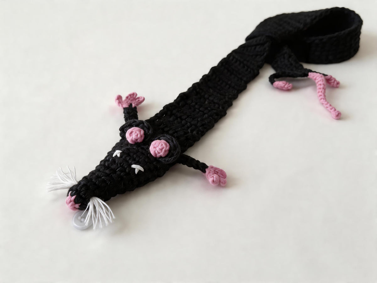 Mouse Tie & Belt Crochet Pattern