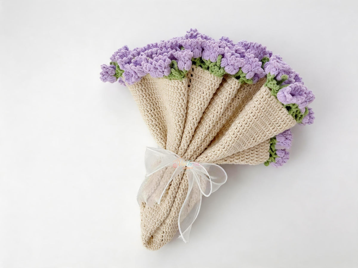 Lily of the Valley Crochet Coaster & Bouquet Blanket Pattern