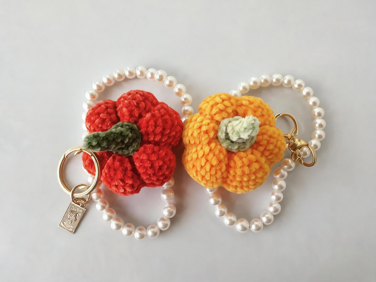 Pumpkin Keychain Crochet Pattern