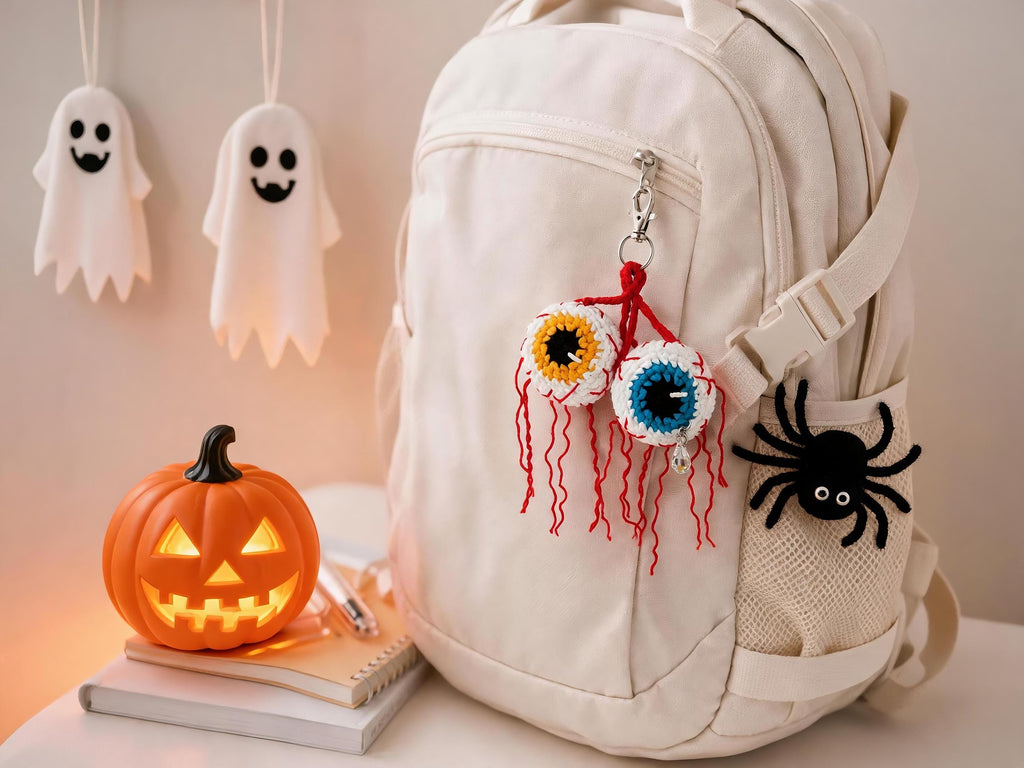Creepy Eyeball Accessories Crochet Pattern