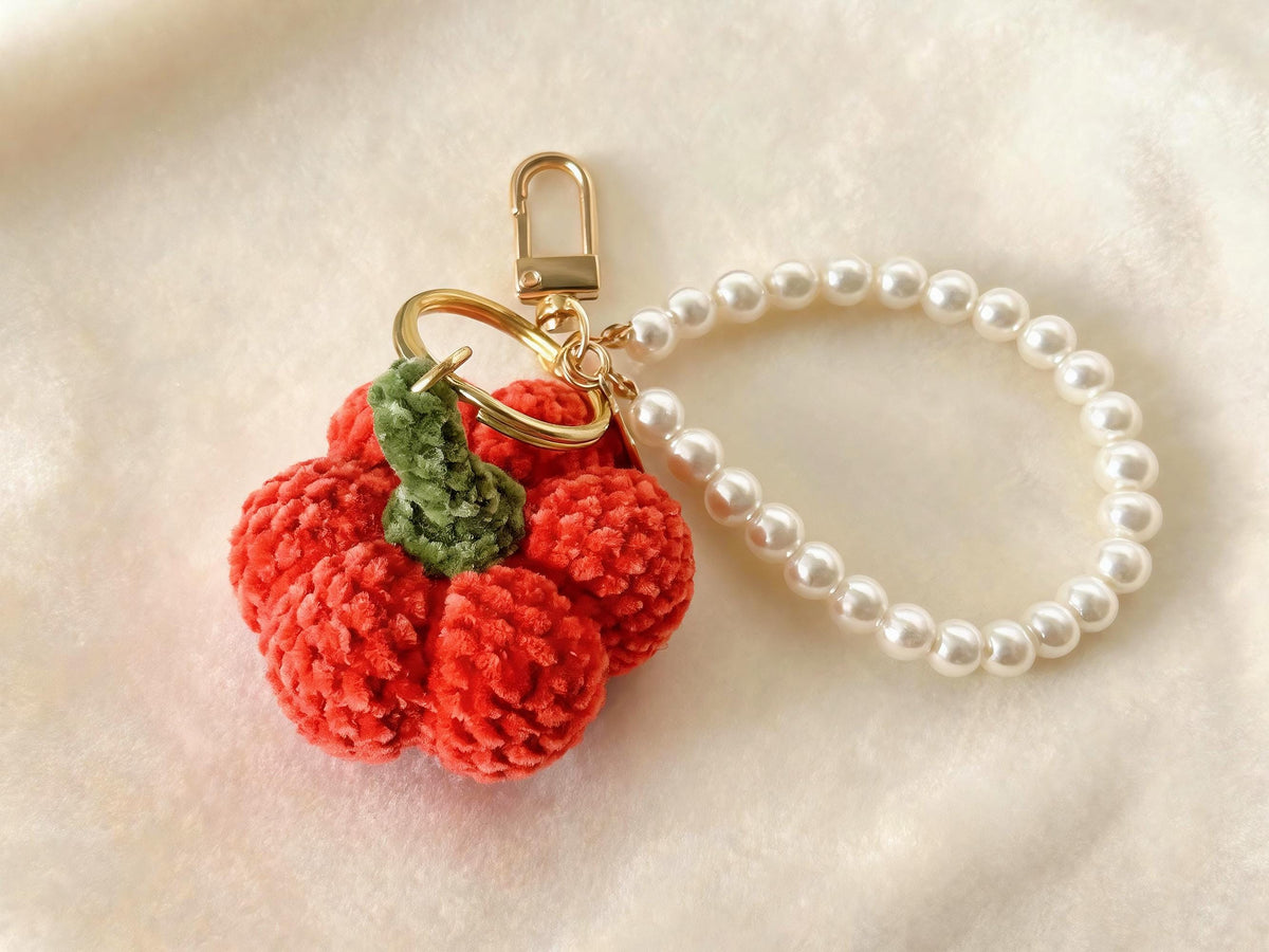 Pumpkin Keychain Crochet Pattern